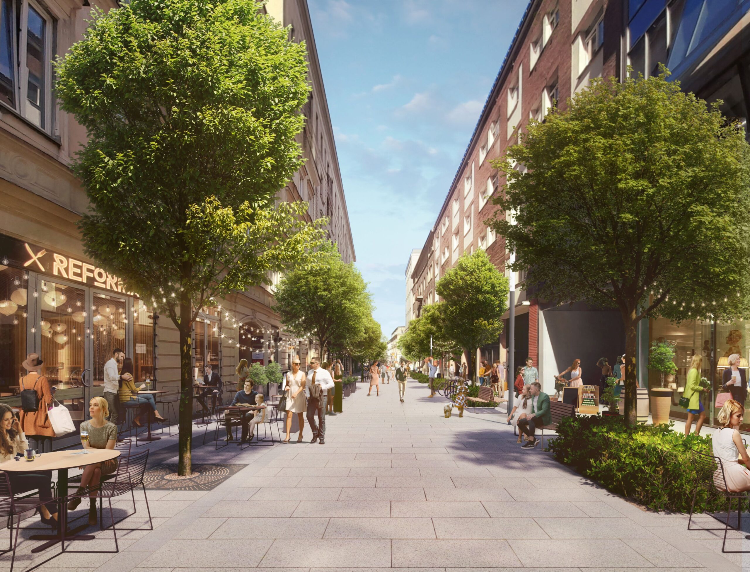 华沙新中心计划之赫米耶尔纳街公共空间开发项目丨波兰华沙-13