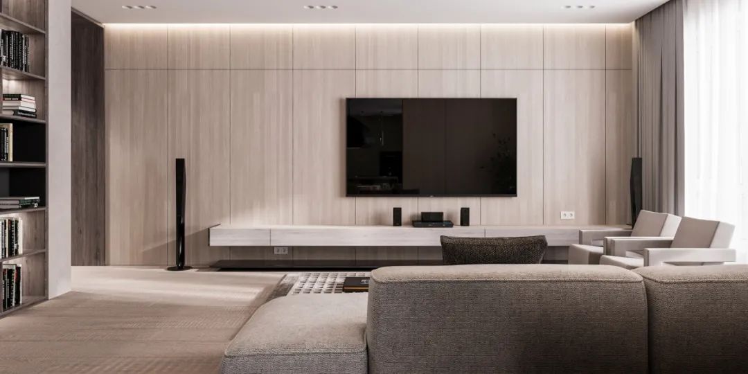 乌克兰现代家居设计展 | 原木、灰色与黑色的和谐空间-14