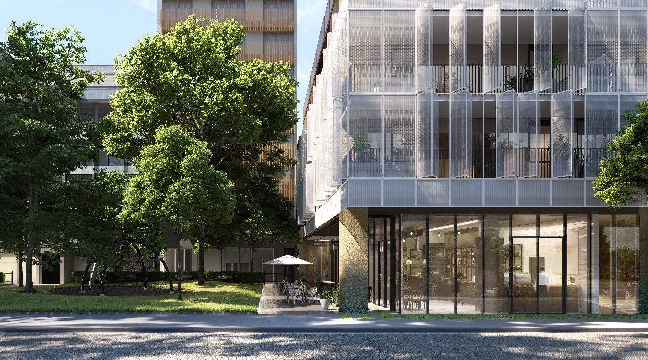 墨尔本 St Boulevard 项目,高科技定制窗户打造城市园林建筑-21