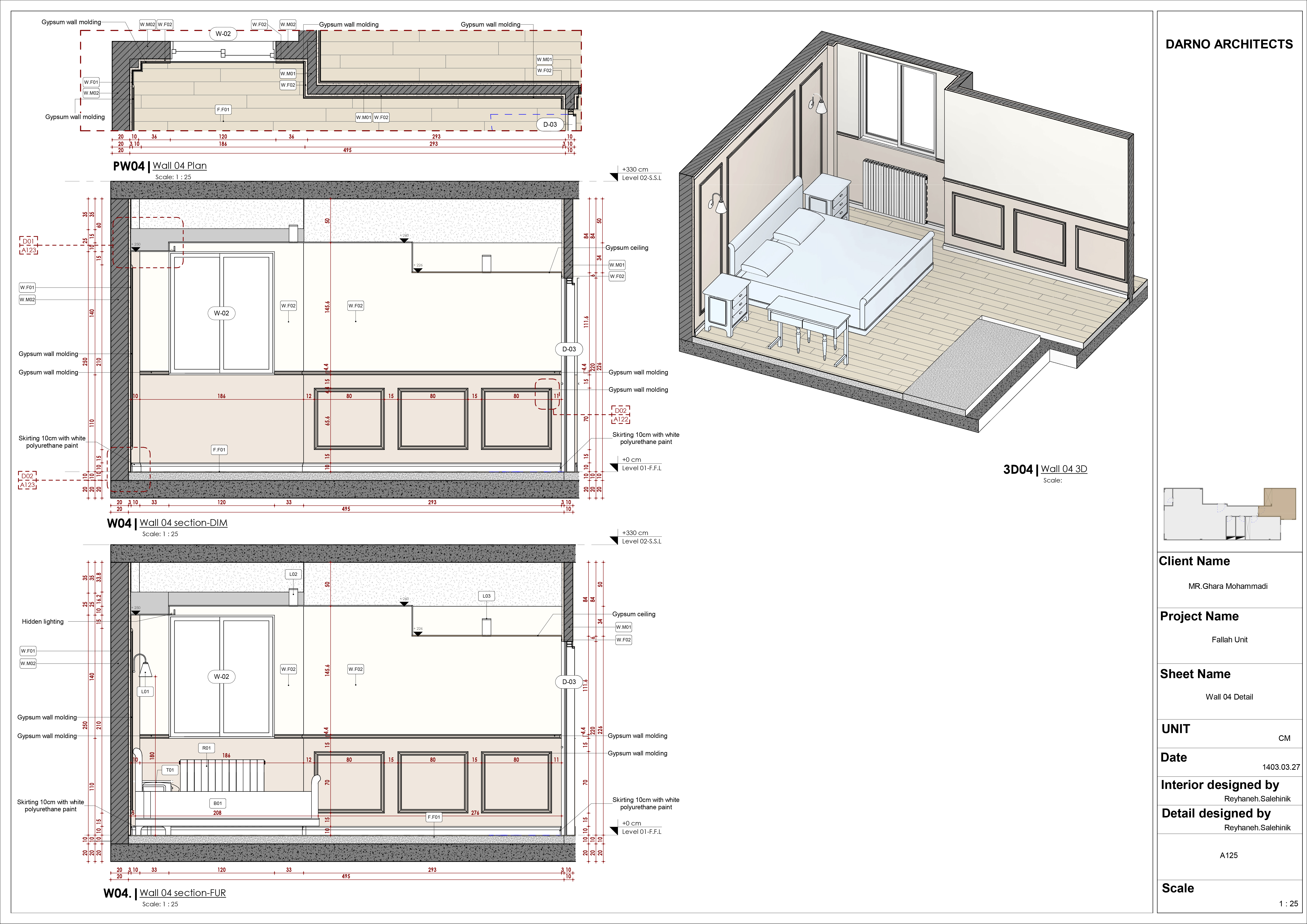 Bedroom Interior Shop Drawings-6