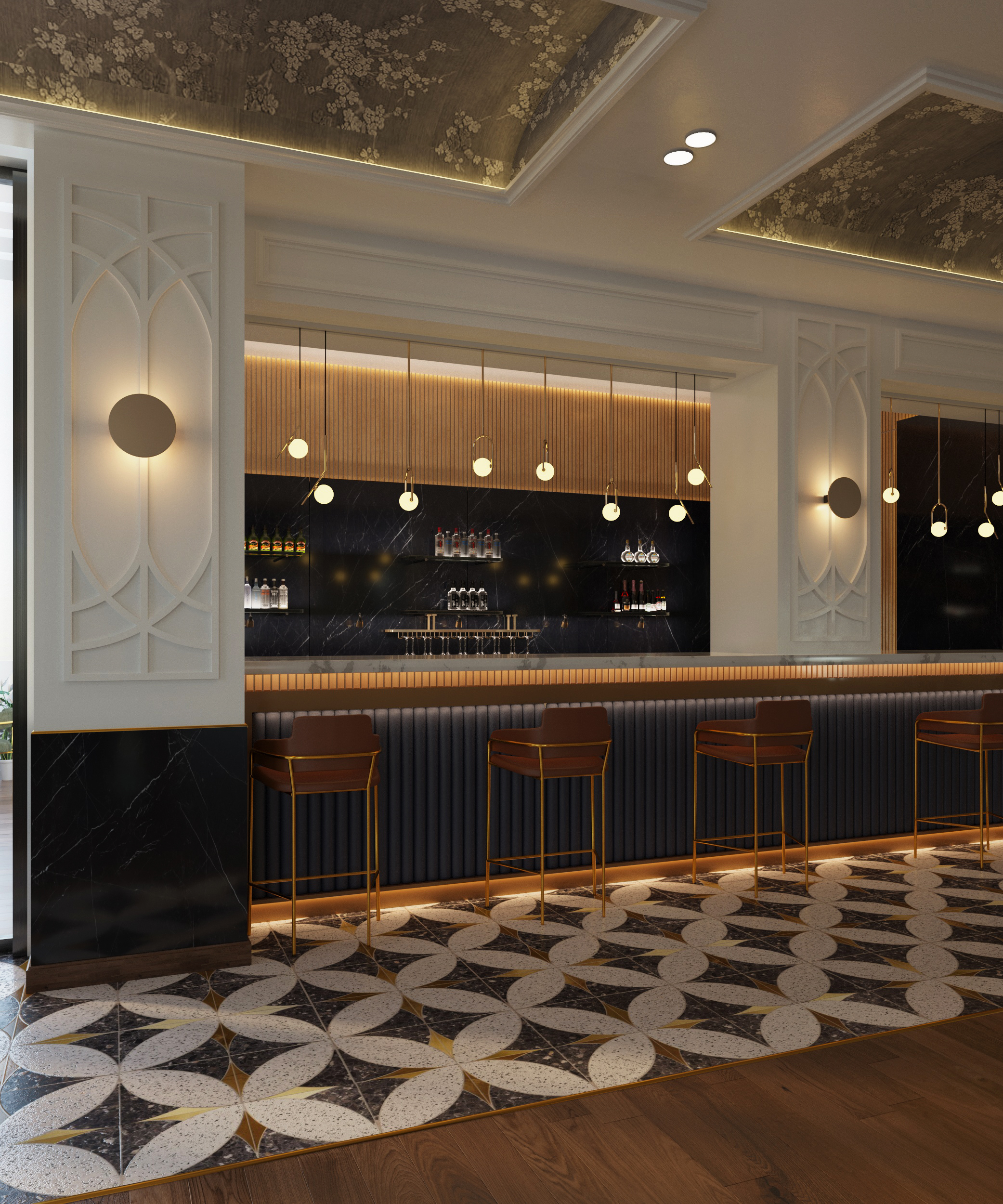 LUXURIOUS VIP LOUNGE 室内设计丨Above & Beyond Interiors-10