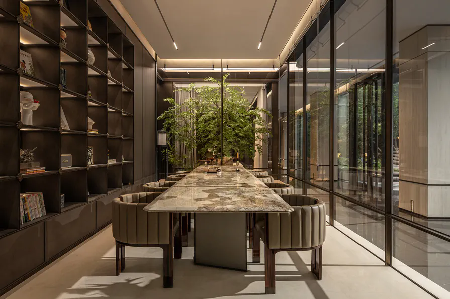 北京招商玺顶奢售楼会所样板间丨中国北京丨集艾,万品设计-32