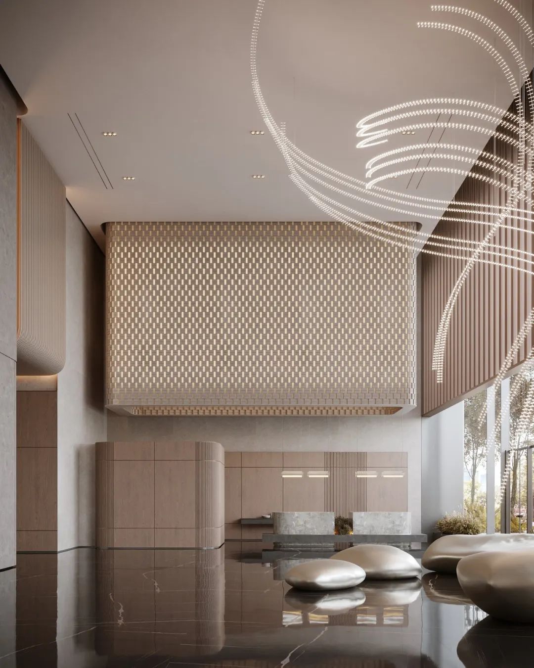 成都公寓大楼一层大堂设计丨中国成都丨ArtPartner Architects-7