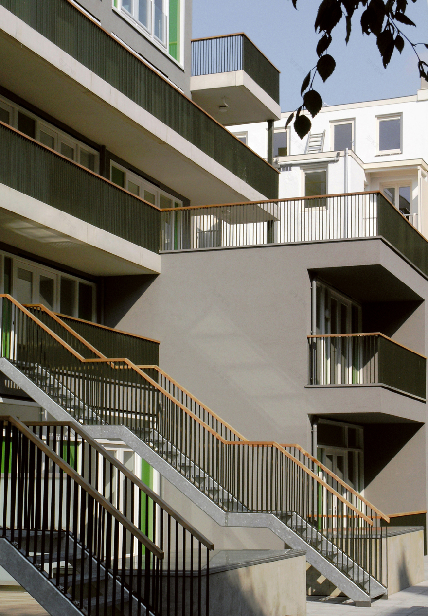 阿姆斯特丹 Lootsbuurt 混合住宅区 | 历史与现代的张力融合-3