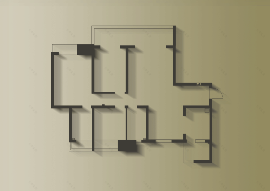 中古南洋风平层设计丨中国成都丨设计师刘丽-54