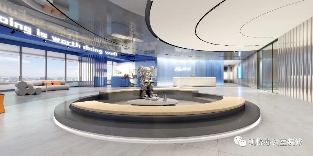 水光潋滟,数字能量 · 魔光互娱的现代办公空间设计丨中国广州丨CCHD-12