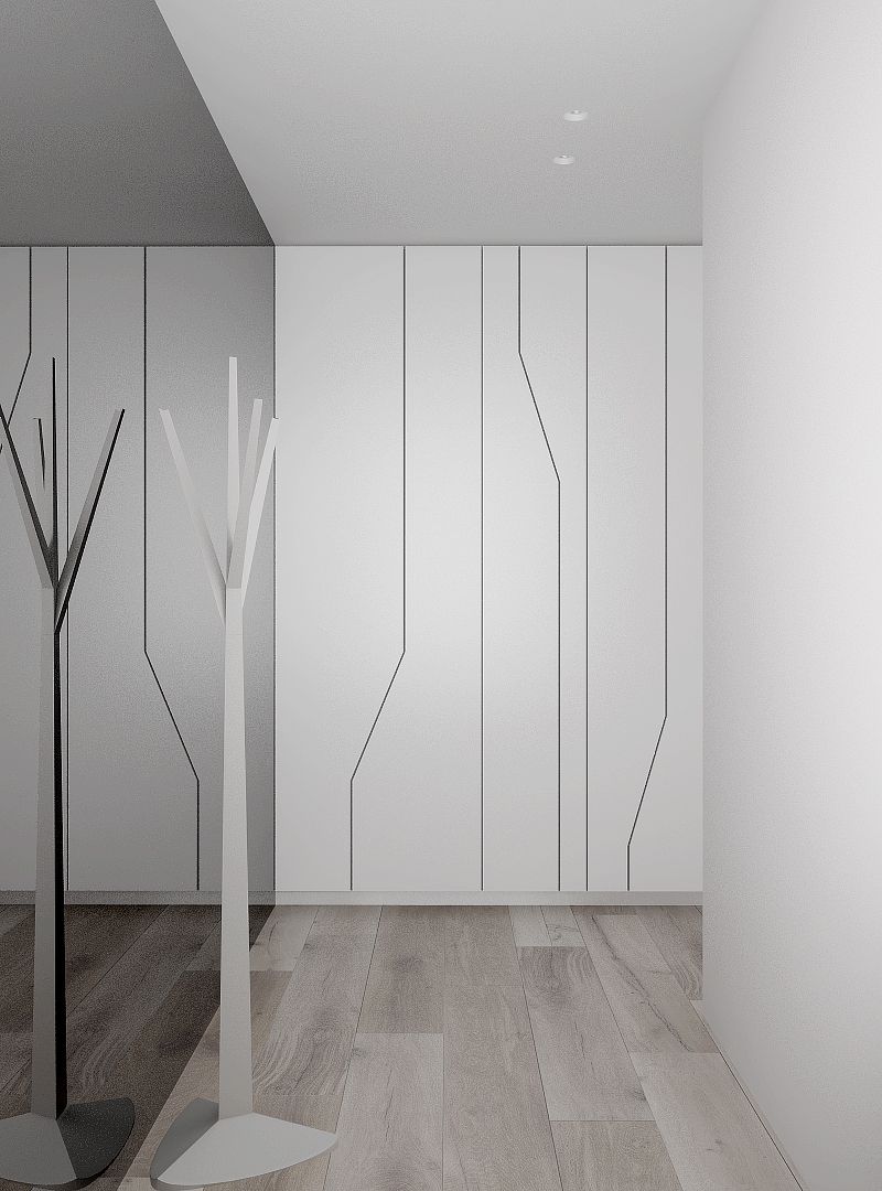 Создание интерьера квартиры Белый лист | Дизайн-студия Андрея Гординского-3