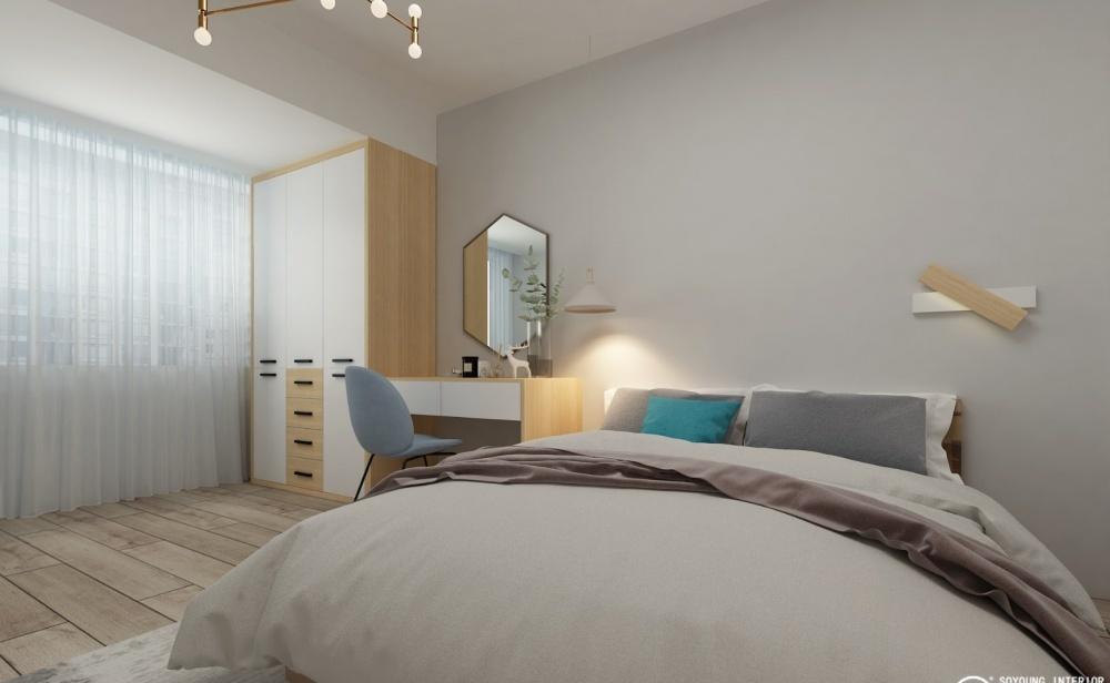 北欧现代原木家居,温馨舒适生活空间-9