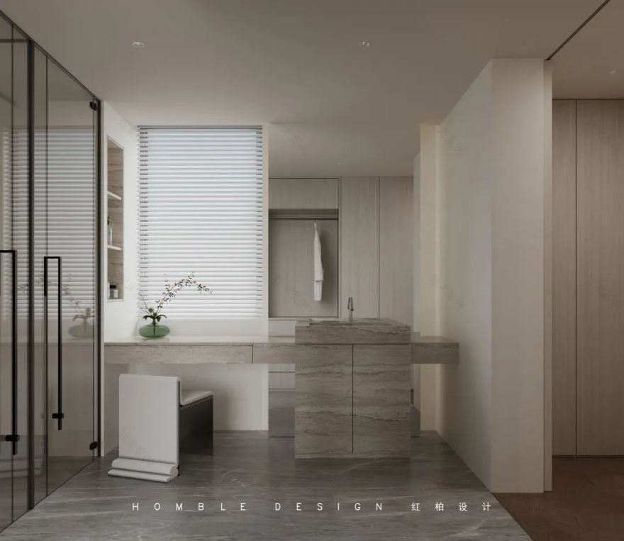 广州星汇云锦 220㎡现代极简家居设计丨中国广州丨红柏设计-48