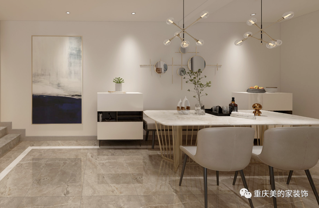 200㎡五口之家,现代简约轻奢生活-33