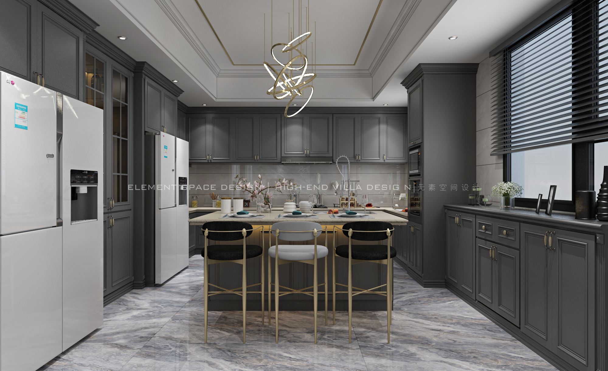 2021 美式风格全案设计-- 元素视觉 | 打造幸福美满家居空间-4