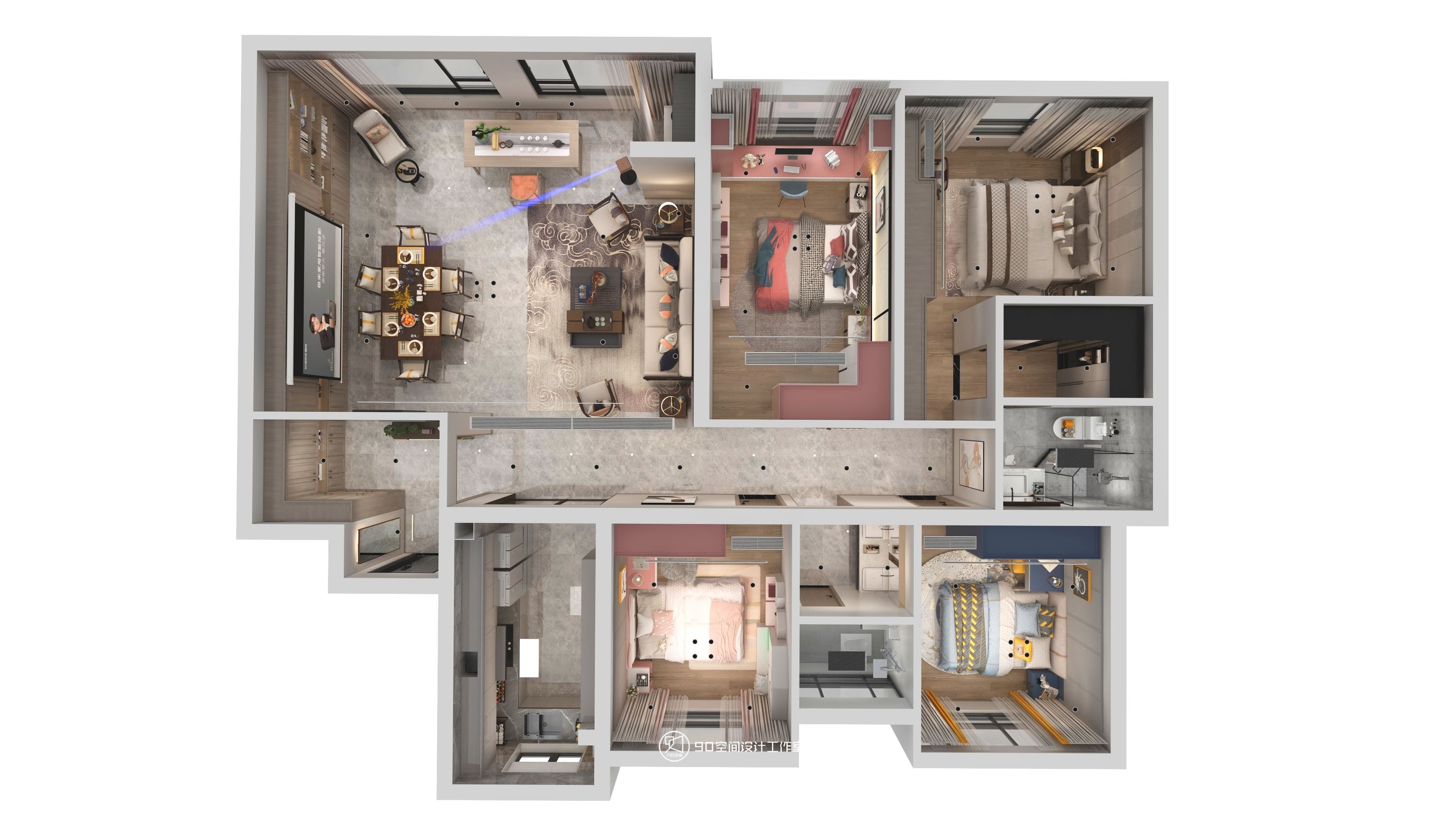 千千阙歌 · 155 平方新中式设计-1