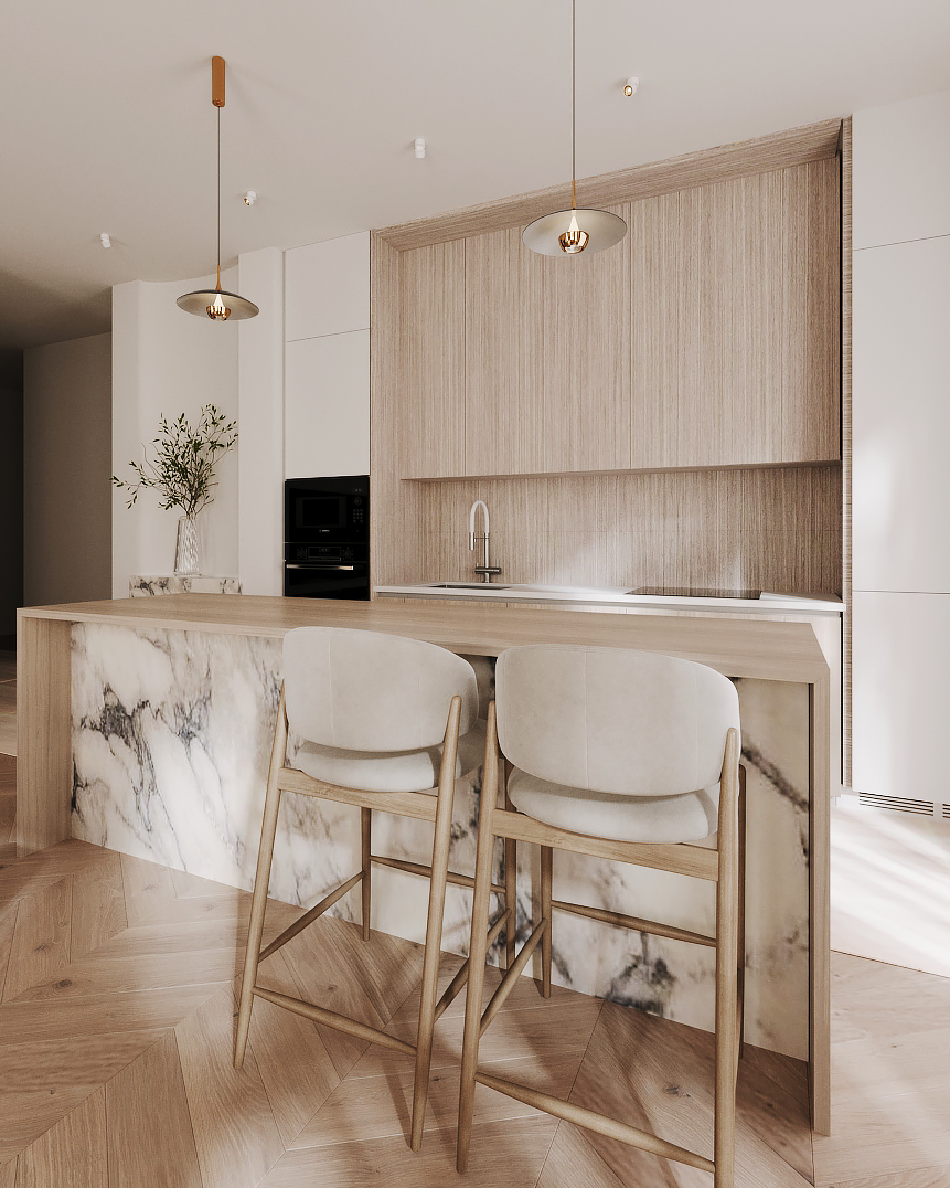 Apartment design for a large family-5