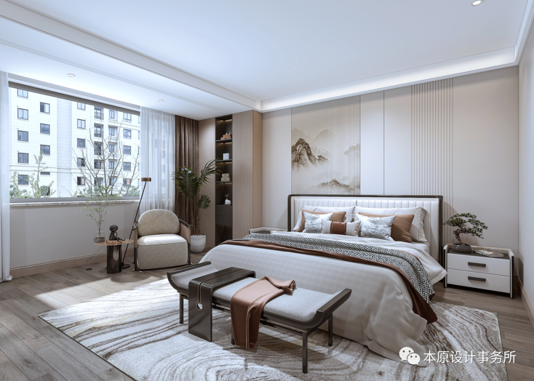 400㎡新中式别墅丨本原设计事务所-43