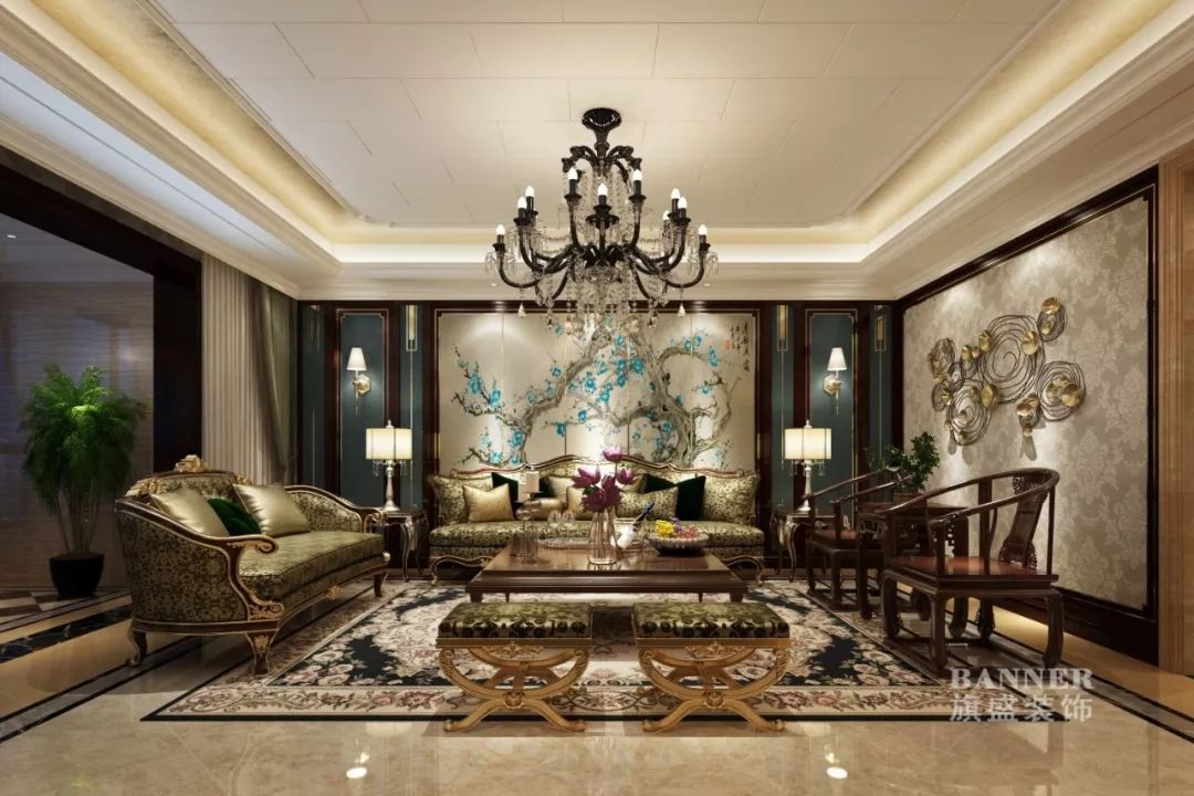 陈蕊曦打造 170㎡欧式温馨住宅 | 色界与生活的完美融合-15