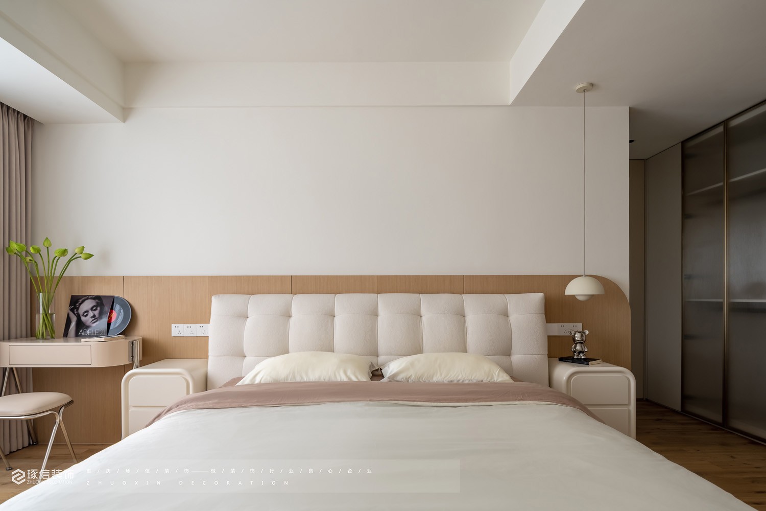 150 平奶油风改善型住房设计丨琢信装饰-20