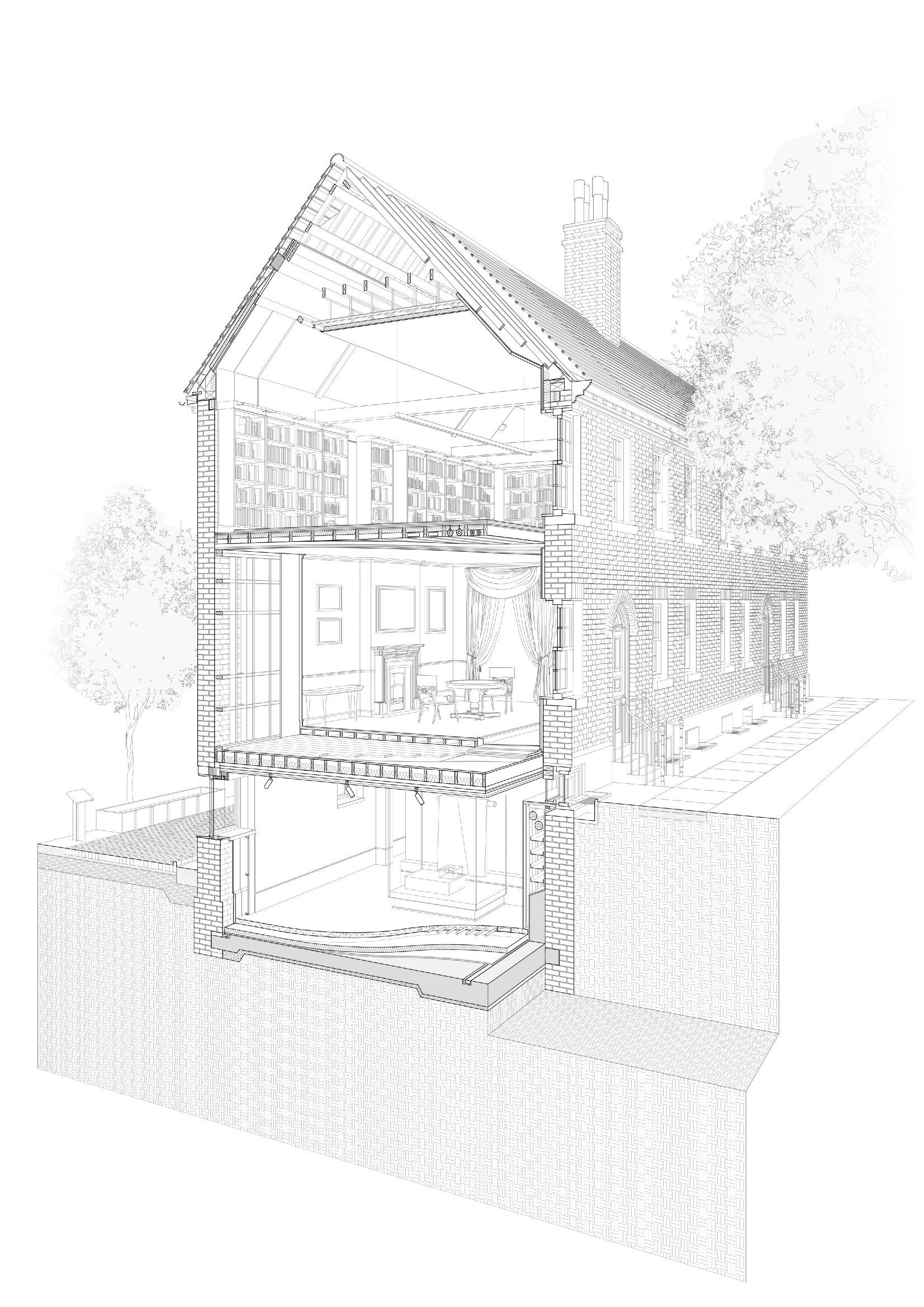 家庭博物馆丨英国伦敦丨Wright & Wright Architects-57