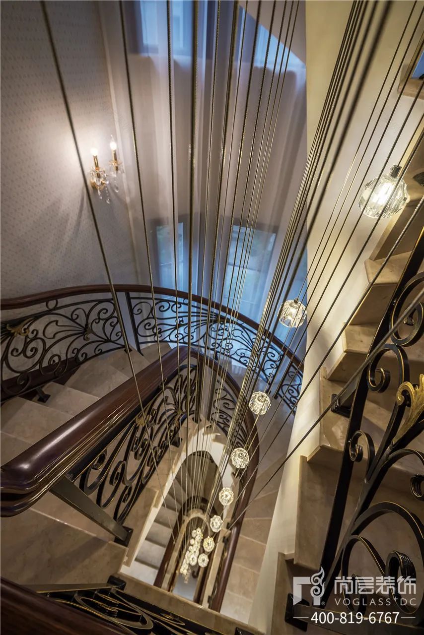 别墅装修 | 中建大公馆——中美混搭,复古优雅!-35