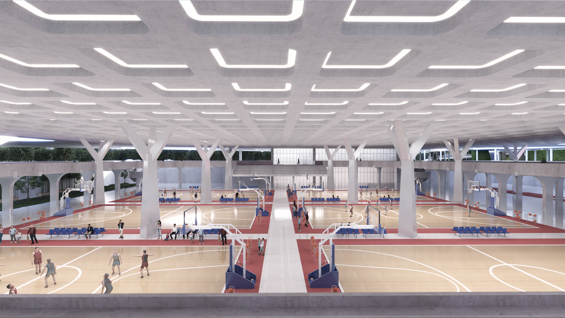 同济院竞赛第二名方案：重庆市八中科学城中学校（改扩建）-14