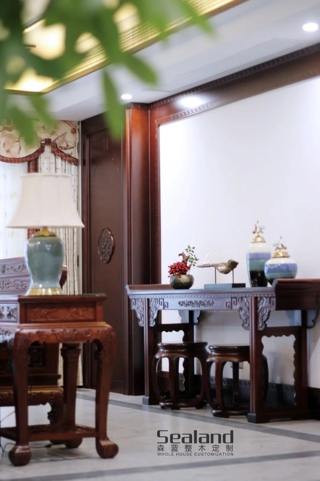 常州国宾一号平层,新中式风格演绎东方美学-17