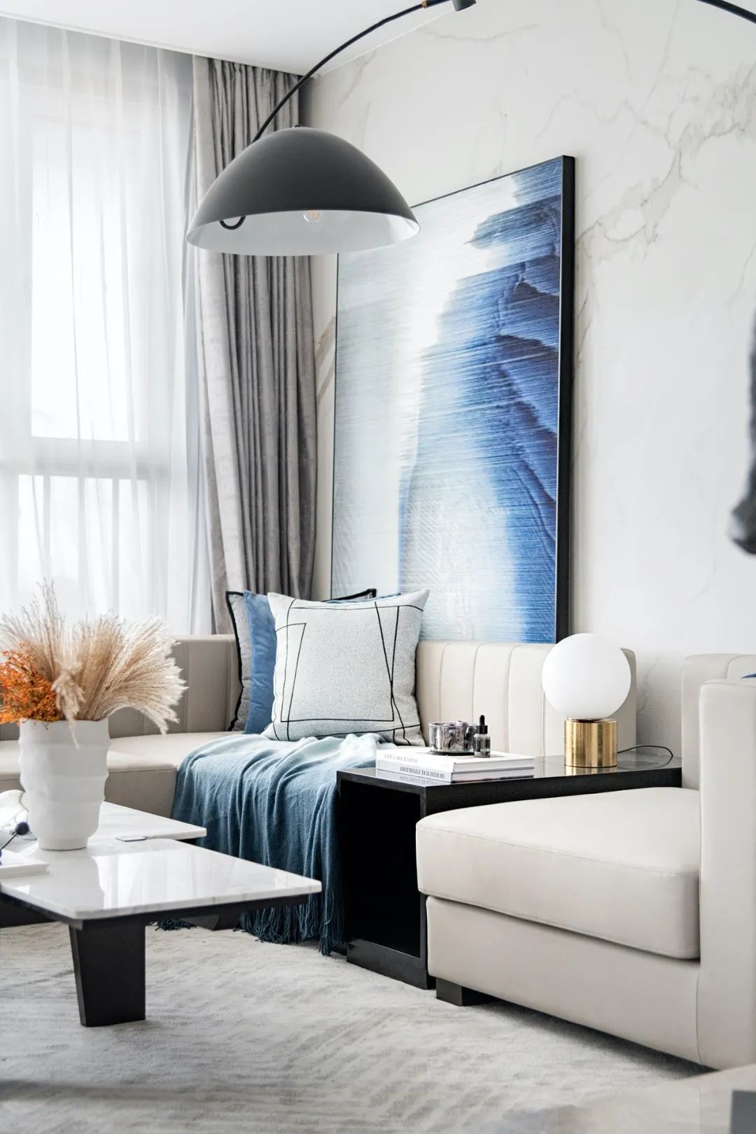 经典蓝的永恒魅力,打造现代生活空间-11