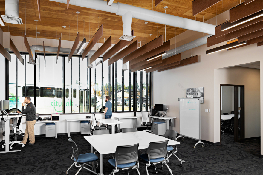 美国里弗斯通交通中心丨ALSC Architects-24