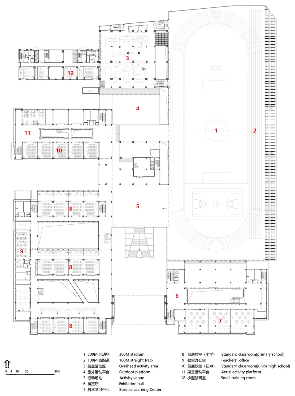 深圳中学坪山创新学校丨中国深圳丨CMAD Architects-81