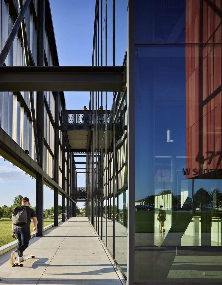 内布拉斯加州 Southeast 社区学院学术卓越中心丨意大利布拉丨Multistudio(前身为 Gould Evans)-17