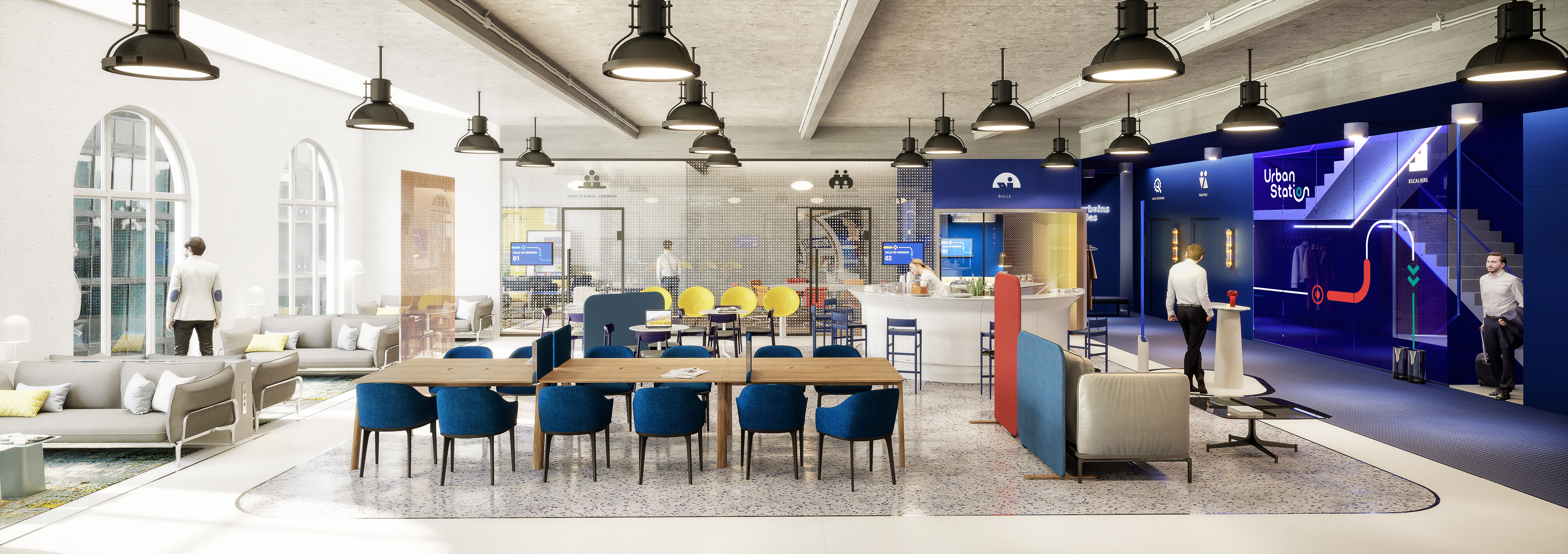 巴黎大众运输公司房地产 城市车站丨法国巴黎丨Yellow Window,4uatre-24