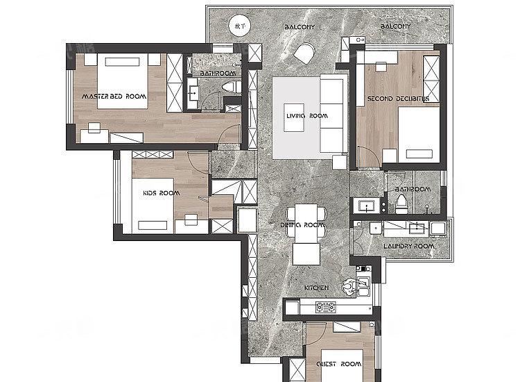 三代人的开放式厨房与多功能空间设计丨南京山舍建筑设计-0