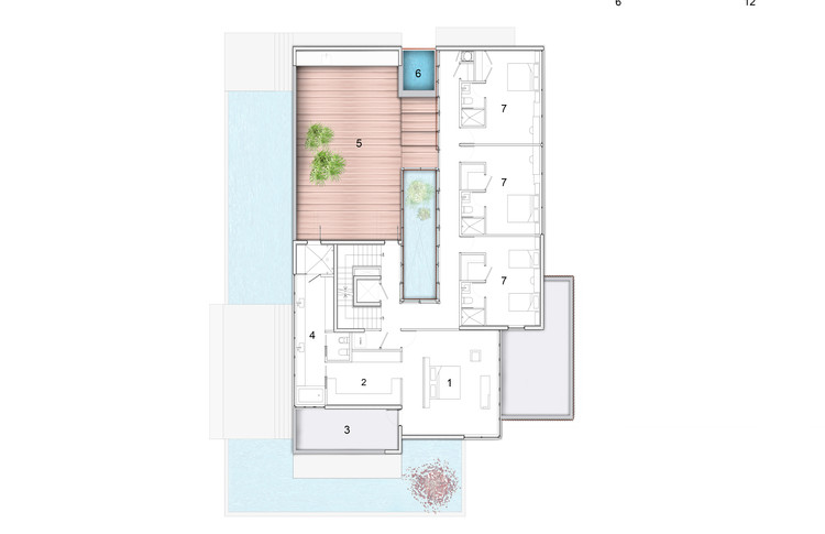 迈阿密拉丁风格住宅，融入传统元素的现代设计-15