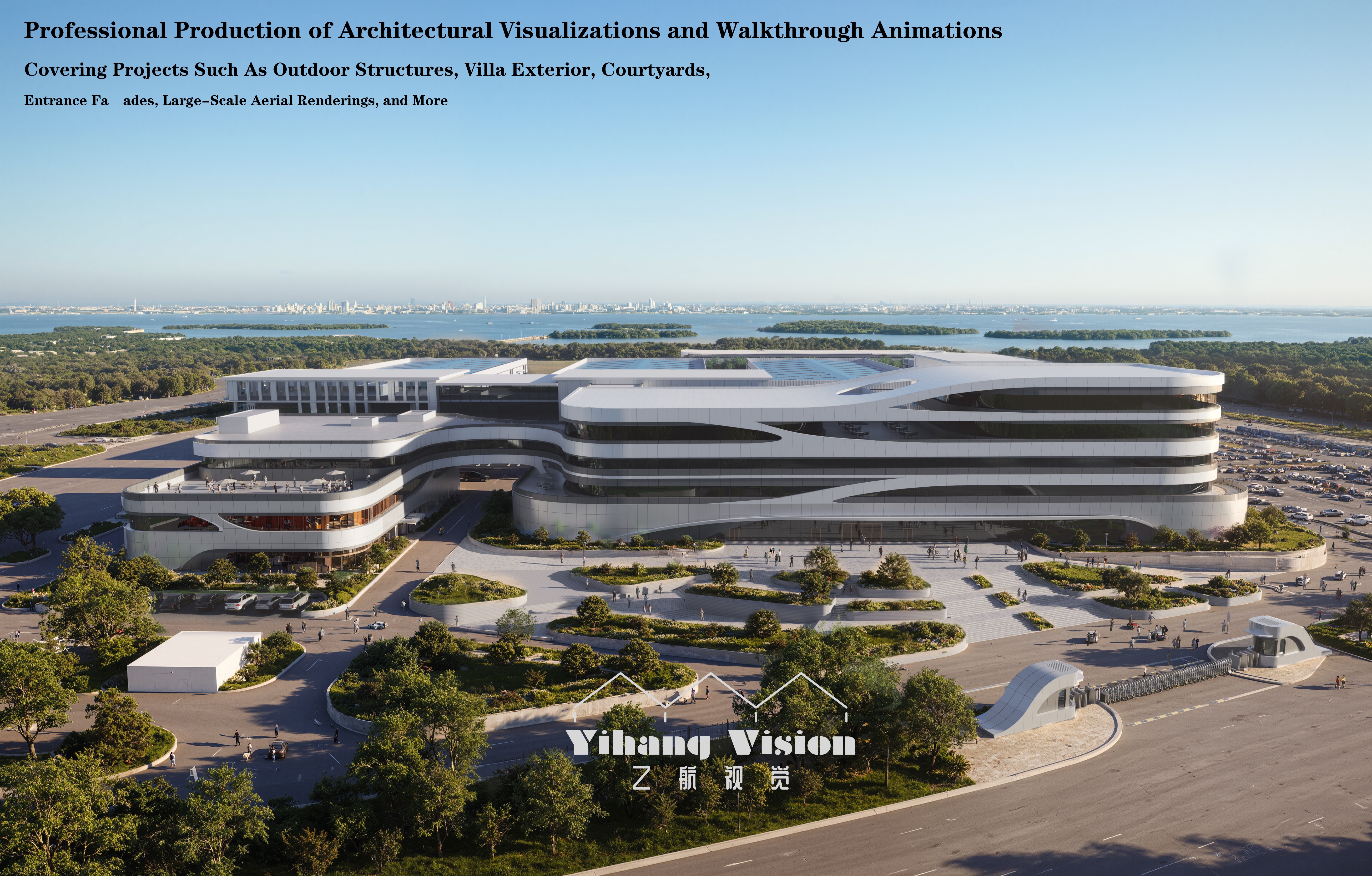 办公建筑效果图-0