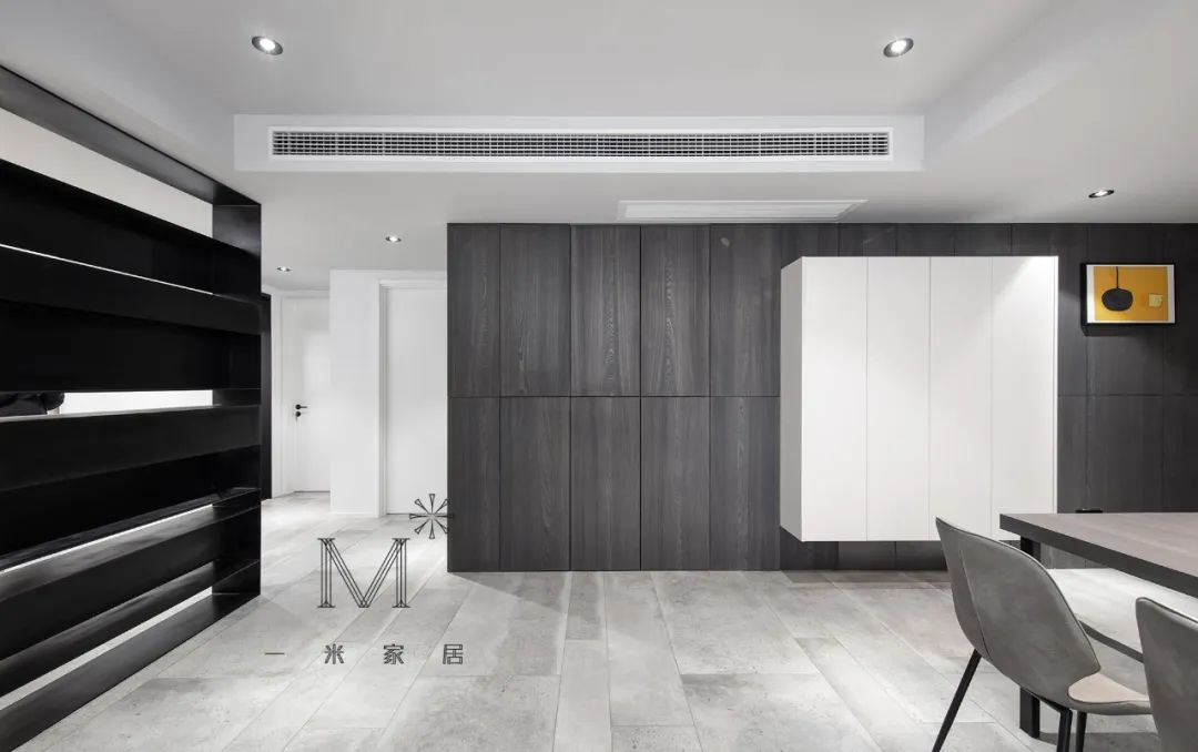 143㎡现代简约家居，演绎黑与白的时光对话-99