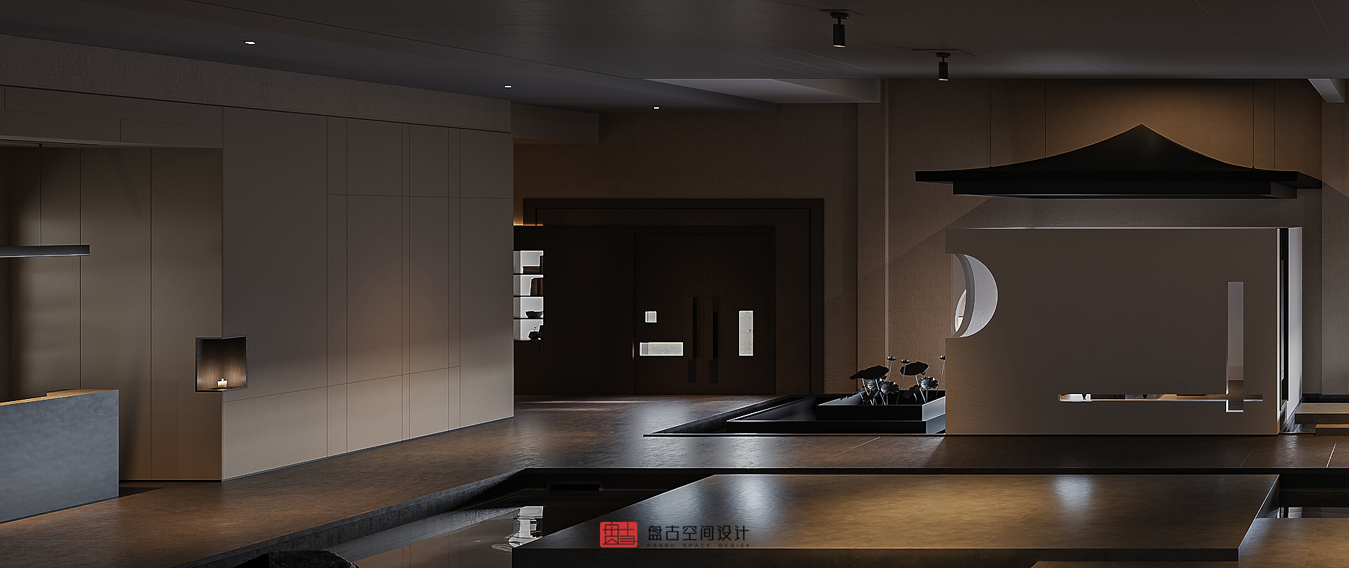 都市桃花源·宋式美学餐厅丨盘古空间设计-19