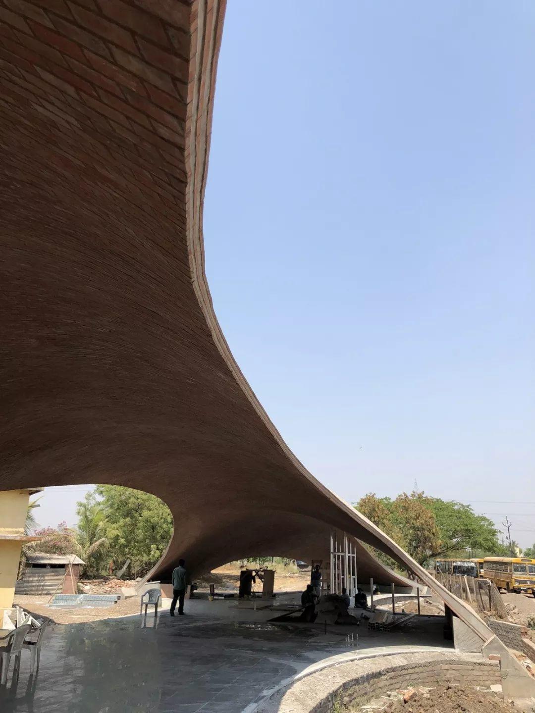 印度砖拱学校图书馆丨Sameep Padora & Associates-13