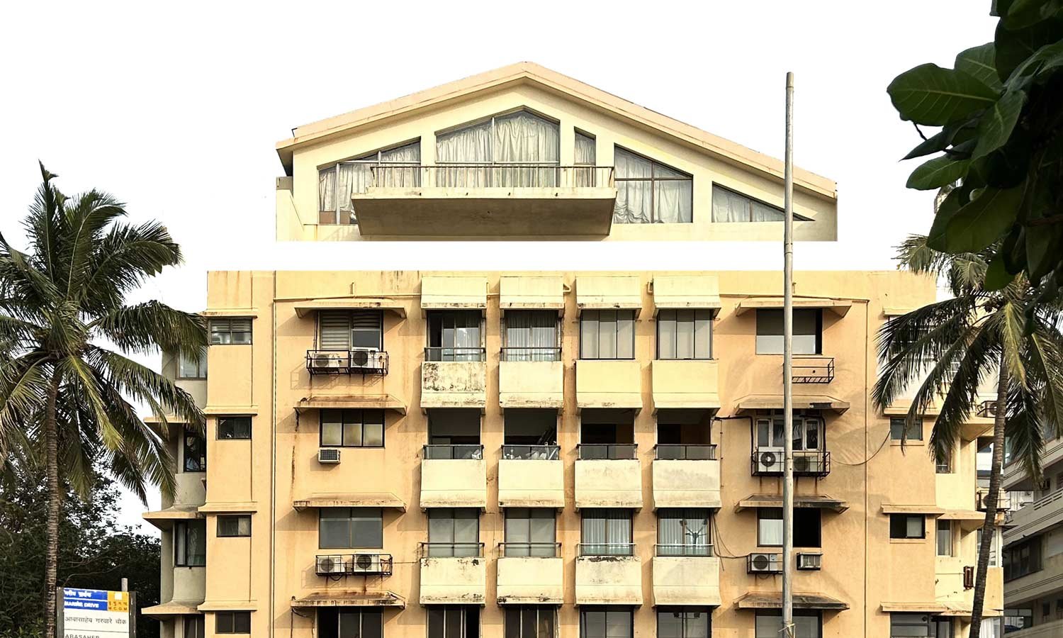 孟买滨海大道和椭圆草坪等地建筑加层项目丨印度-0