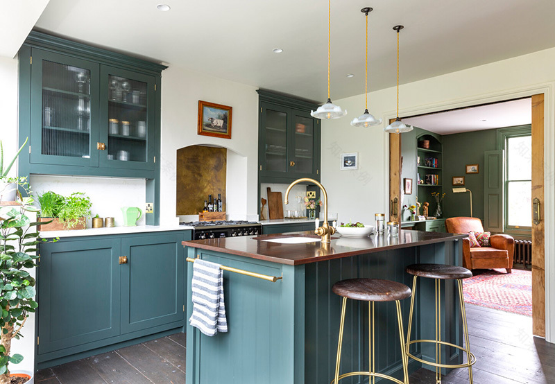 伦敦设计师之家 | 创意混搭打造四居室-23