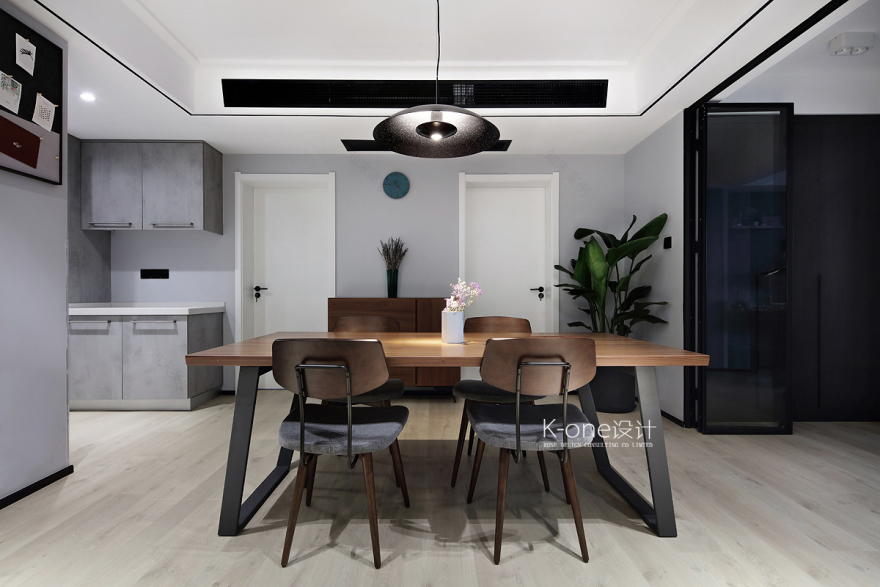 光影之间,现代简约的 141 平米三居室设计-13