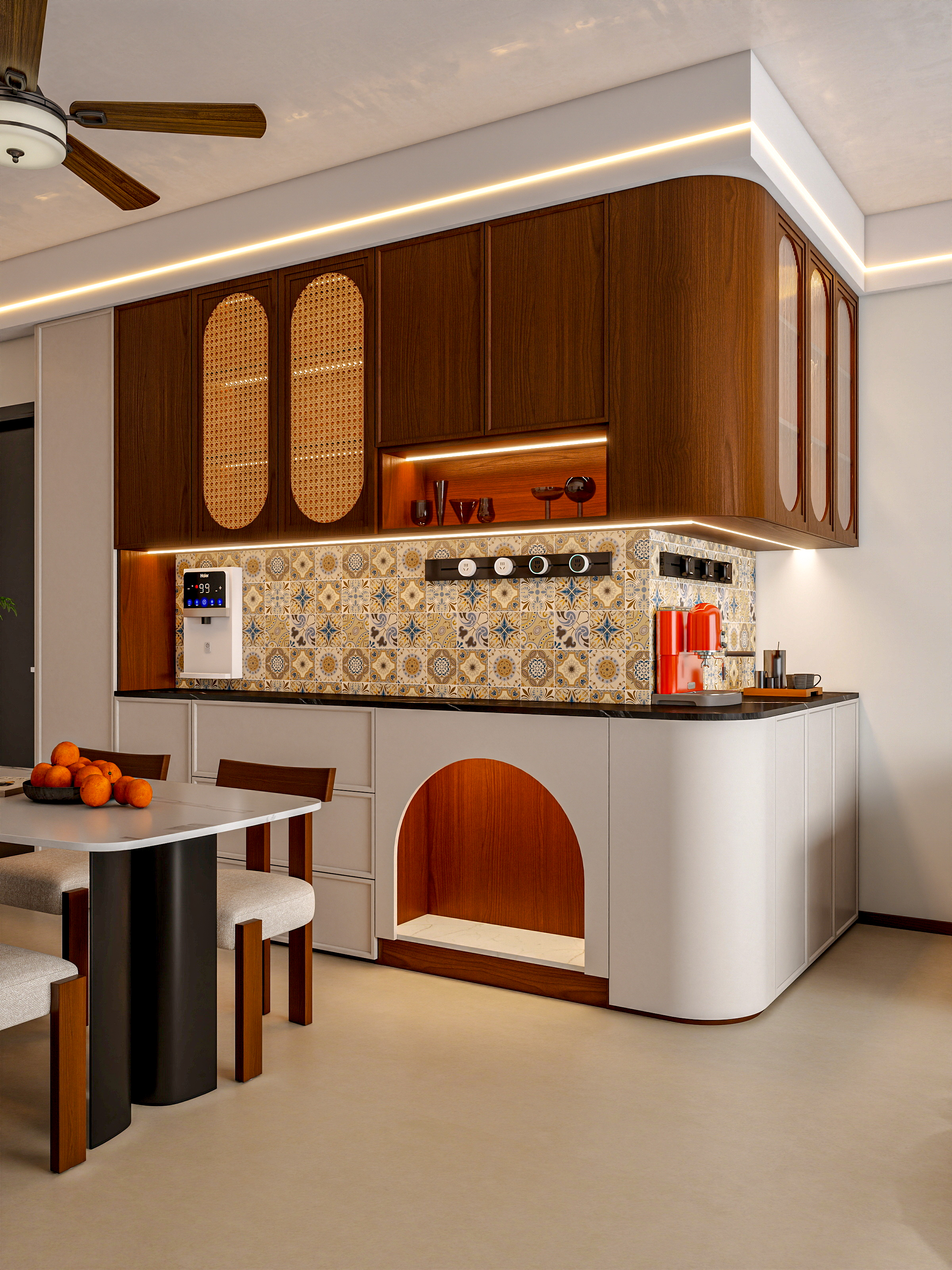 四川成都中海锦江城花涧（109平方中古风三居室）-14