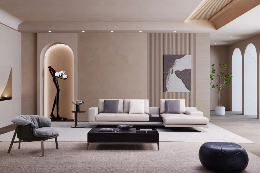 2023 高颜值沙发背景墙设计大全丨设计首发编辑团队-50