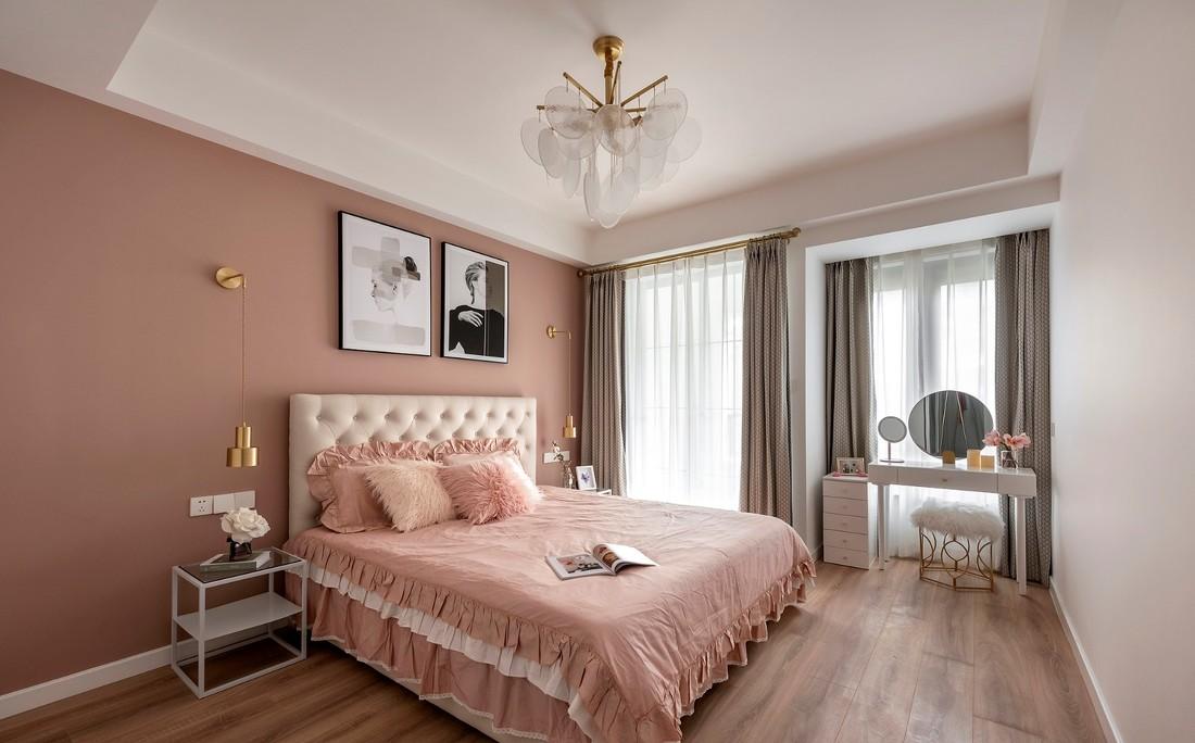 重庆初晨设计 · 童话粉色调平层空间-32