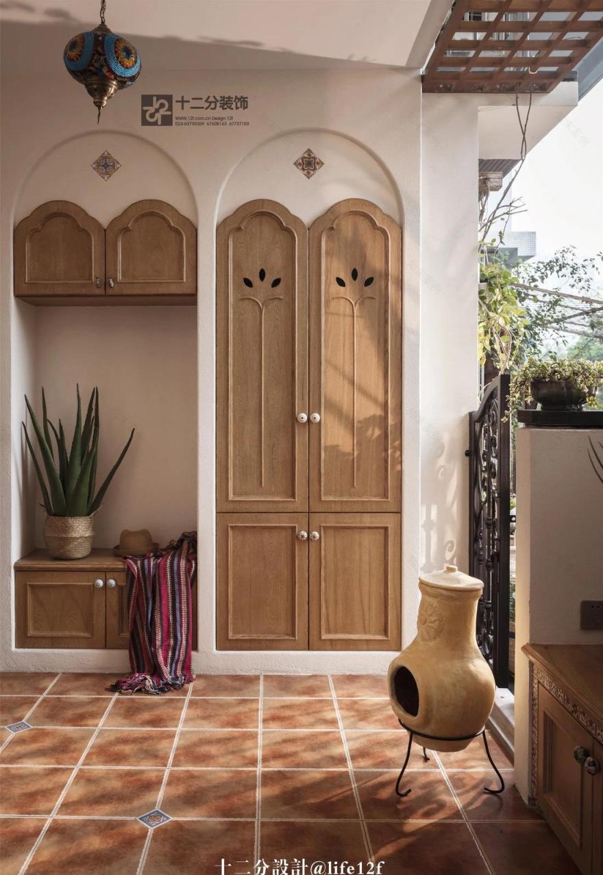 重庆海悦蓝庭橙花岛屿平层空间设计丨中国重庆丨十二分设计-8