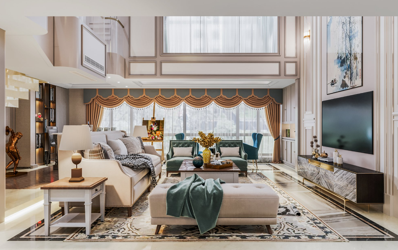 美式 轻奢大气又整洁利落                     -0