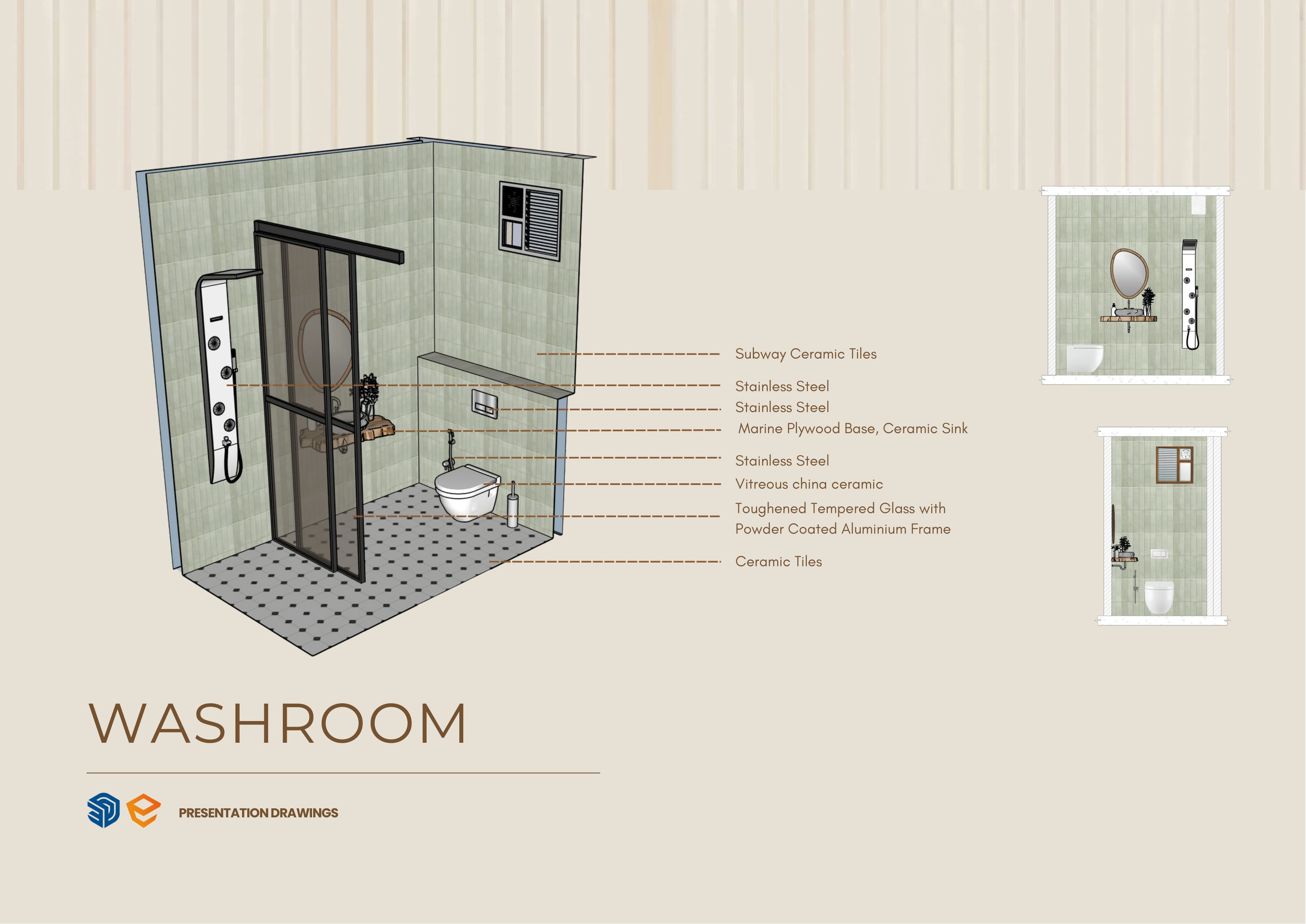 Interior Working Drawings - 2BHK Home-25