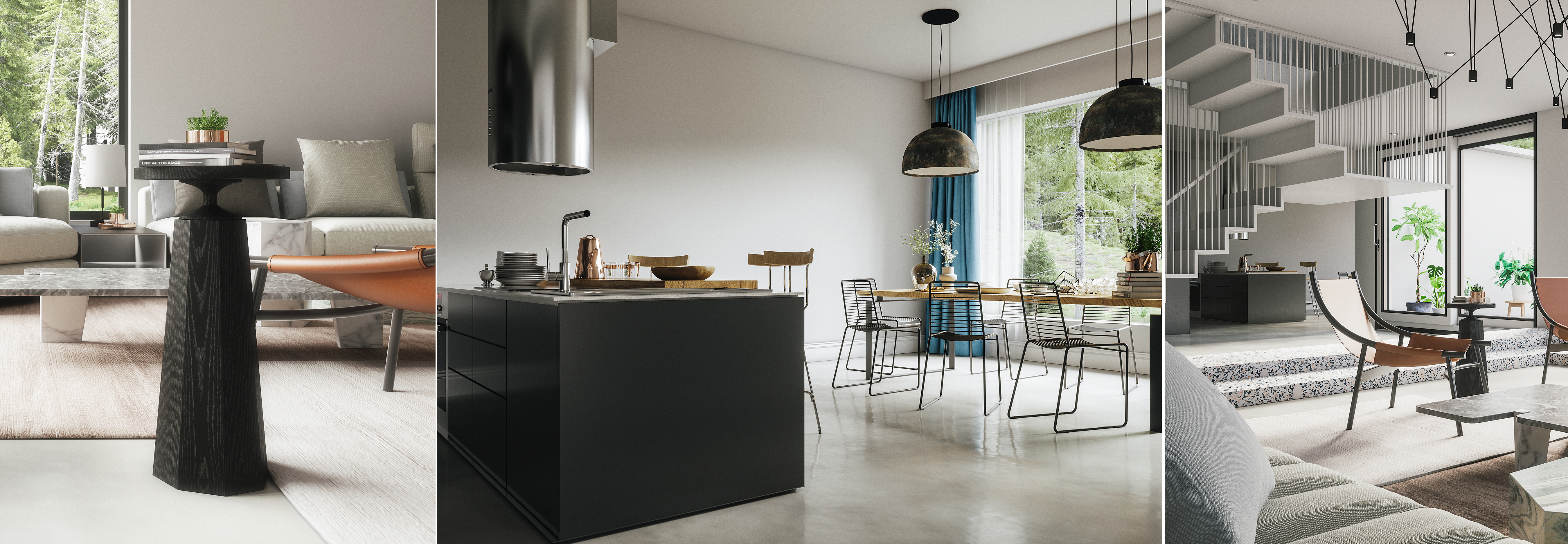 森林秘境 | VR 与 PS 打造室内外一体化的绿色空间-4