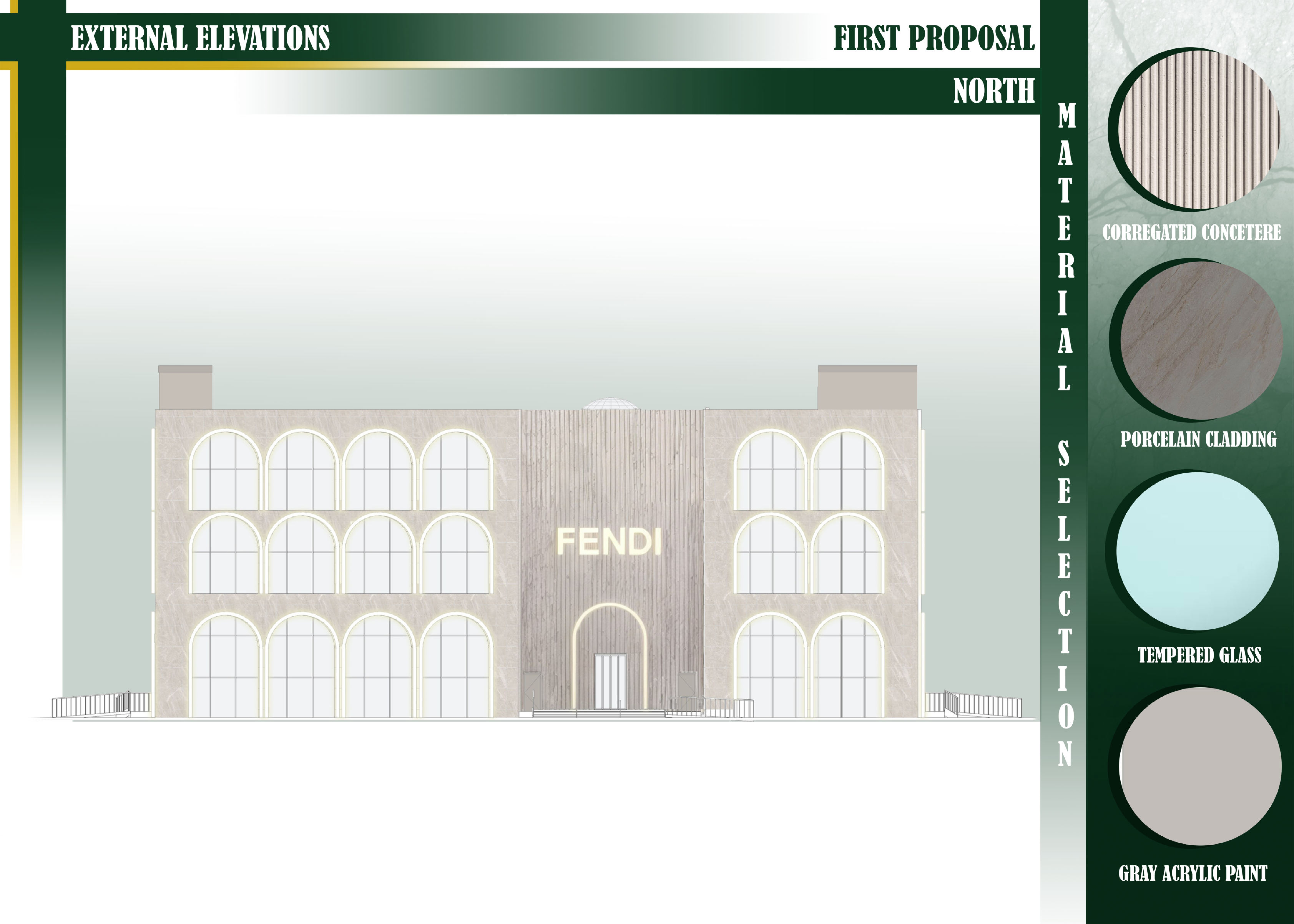 Fendi旗舰店铺设计及技术图纸项目-57