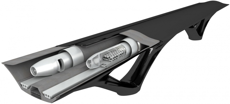 未来交通的绿色革新 · Hyperloop 的可持续通行隧道及车站系统-18