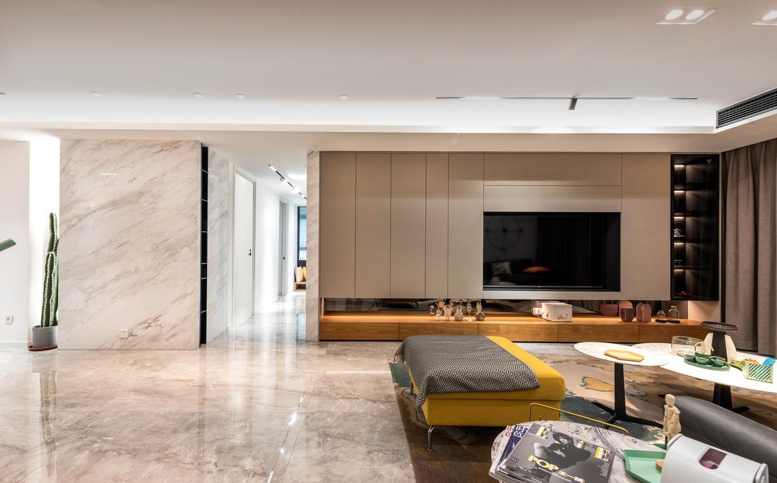 现代简约大平层，亲子共享空间设计-13