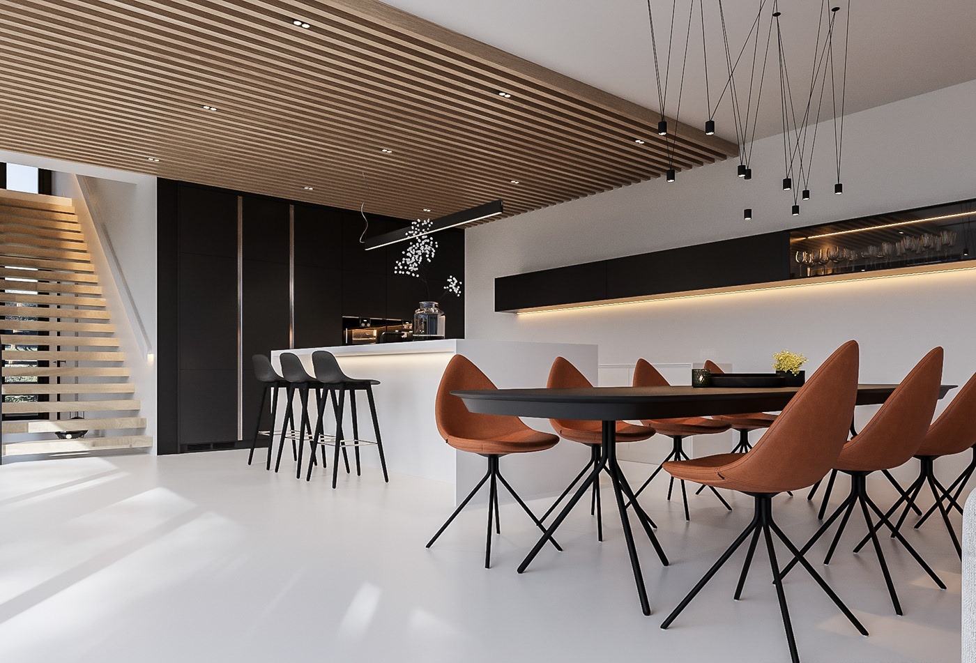 波兰简约风别墅设计-6