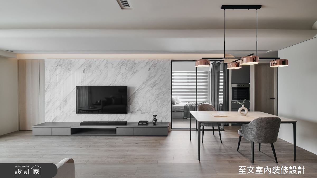 至文·光室·现代风·29坪设计案例丨至文室内装修设计-10